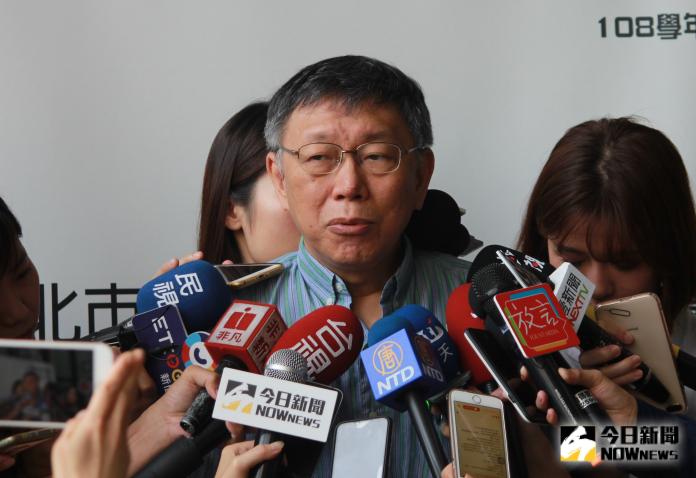▲台北市長柯文哲接受媒體訪問。（圖／記者丁上程攝, 2019.10.4）