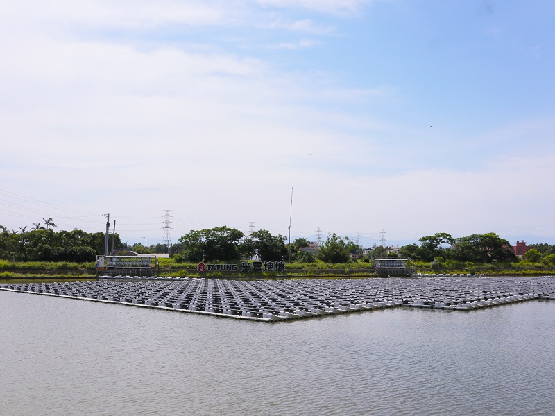 位於桃園新屋的12-14號池，是全台第一口光電埤塘（圖／初聲記者陳曉芙攝）