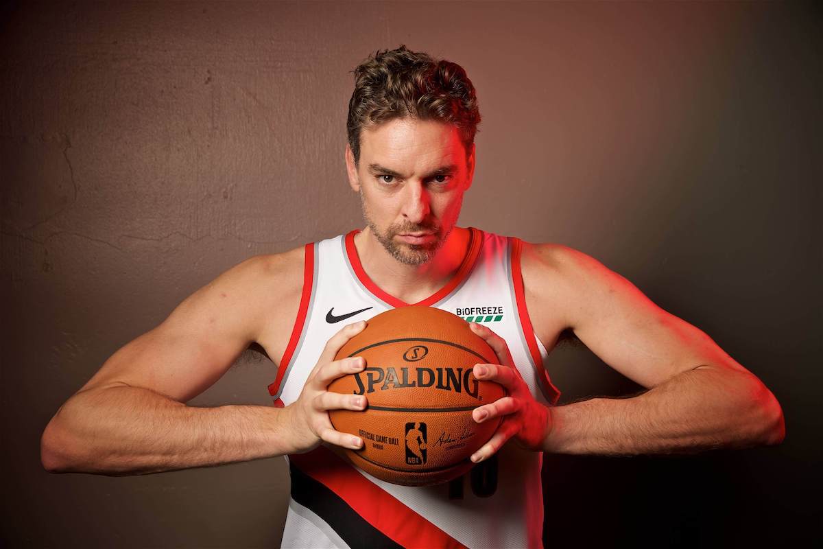 ▲拓荒者老將Pau Gasol（圖／美聯社／達志影像）