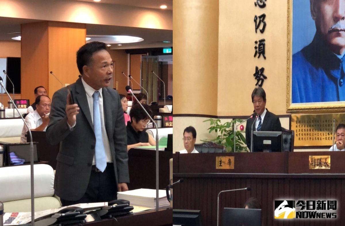 ▲台南市議會開議首日，議員怒槓議長。（圖／記者陳聖璋攝，2019.10.04）