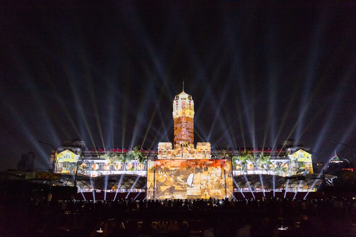 ▲108年國慶光雕。（圖／國慶籌備會提）