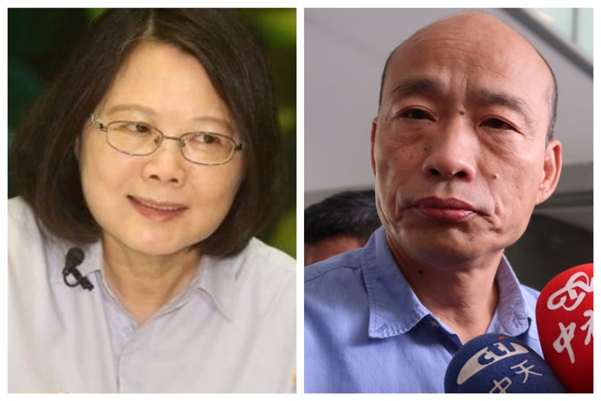 ▲國民黨總統參選人、高雄市長韓國瑜多次為了高雄市的經費槓上中央政府，引發「卡韓」爭議。（合成圖／中央社資料圖片）