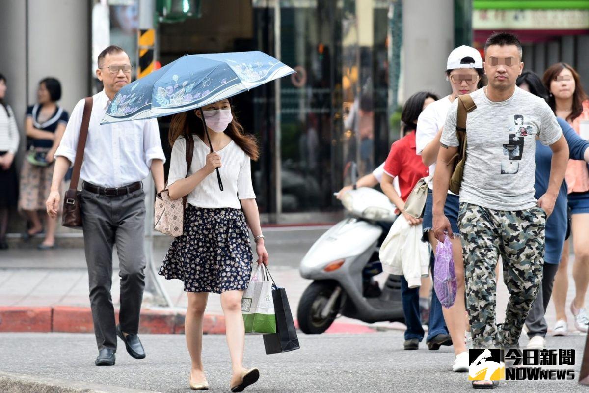 ▲今日白天太陽露臉，各地感受較為悶熱。（圖／NOWnews資料圖片）