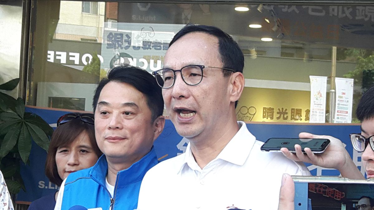 ▲朱立倫今天受訪時呼籲港府要真正拿出誠意與民眾溝通化解問題，避免對立持續升高，傷害香港民眾民主自由及人權法治。（圖／記者李春台攝, 2019.10.05）