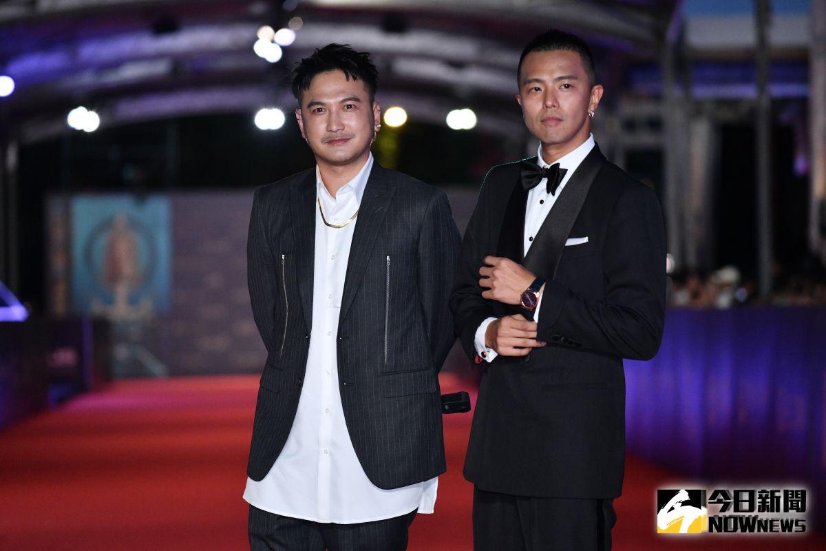 ▲KID林柏昇、黃鴻升一起走紅毯。（圖／NOWnews攝影中心, 2019.10.05）