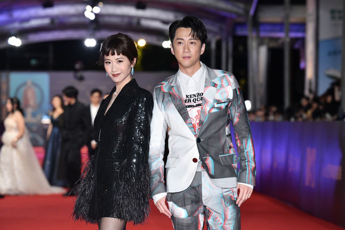 ▲Lulu和陳漢典走紅毯。（圖／攝影中心）
