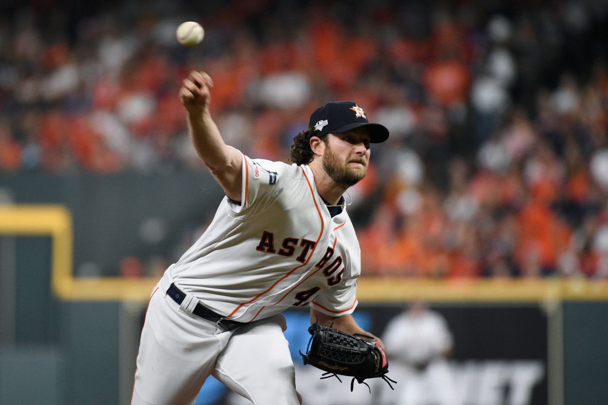 太空人先發Gerrit Cole。（圖／美聯社／達志影像）