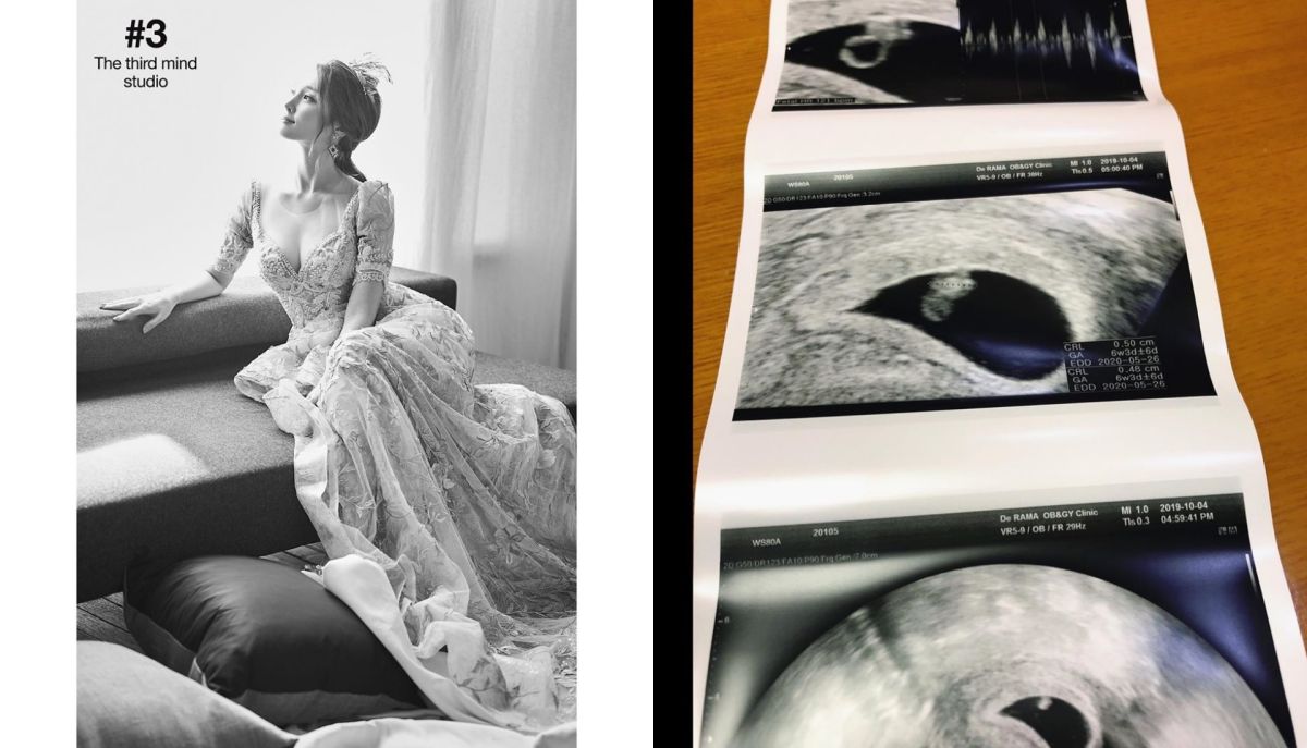 ▲韓雅凜懷孕，提前舉辦婚禮。（圖／韓雅凜IG）