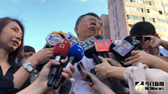 ▲台北市長柯文哲接受媒體訪問。（圖／記者丁上程攝, 2019.10.7）