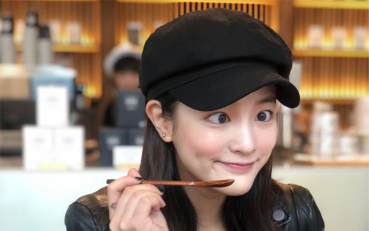 ▲王淨大吃韓國美食。（圖／照片提供 ：牽猴子整合行銷） 