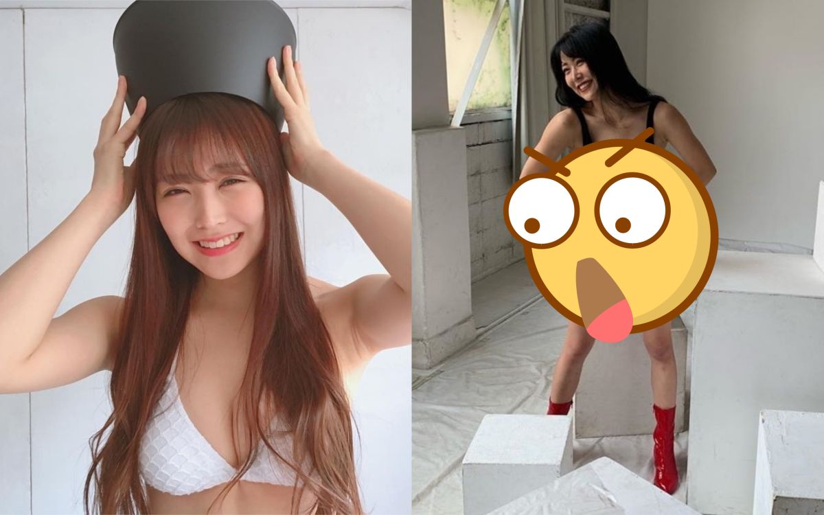 ▲白間美瑠為雜誌寬衣，高衩裝尺度直逼成人級。（圖／翻攝IG）