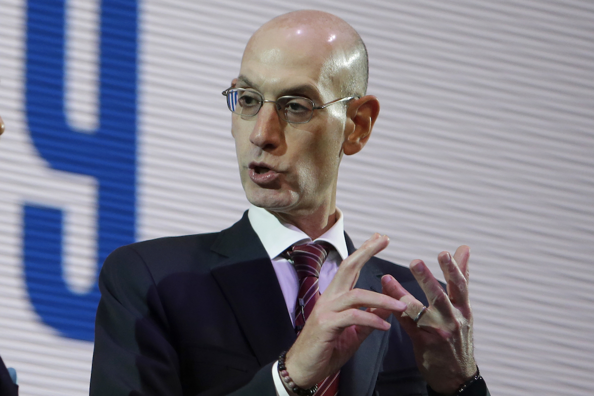 ▲NBA總裁Adam Silver（圖／美聯社／達志影像）