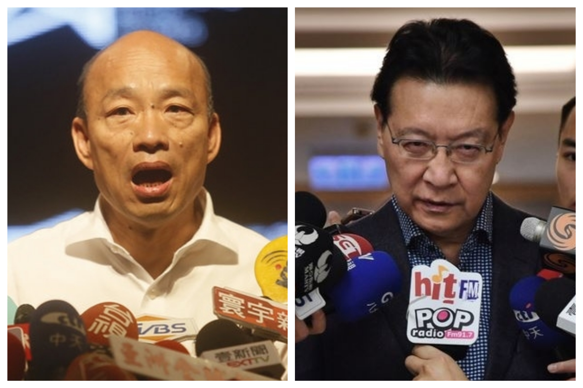 ▲對於韓國瑜是否「從喜歡變成不喜歡」？趙少康透露了真心話。（合成圖／中央社資料圖片）