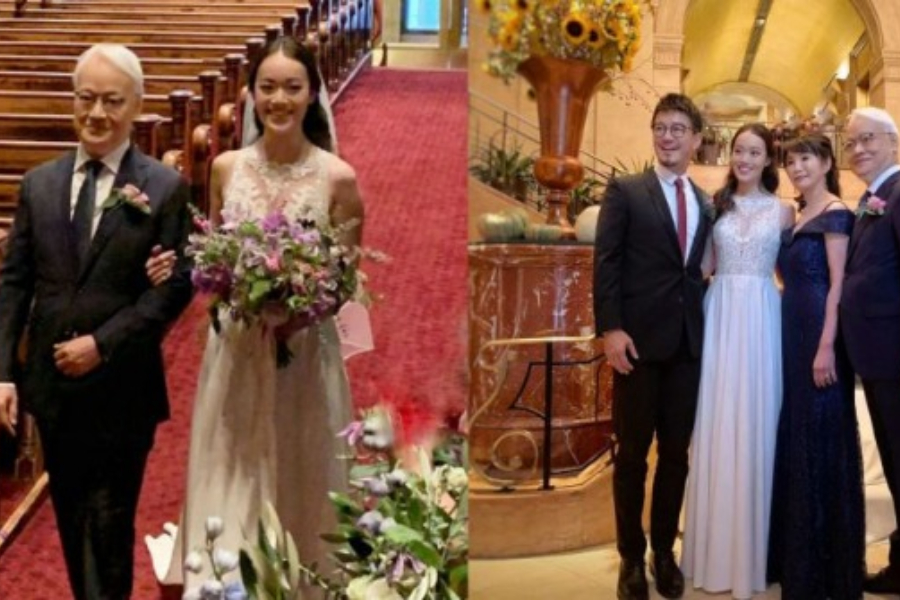 ▲劉墉的女兒婚禮不找伴娘。（圖／劉墉微博）