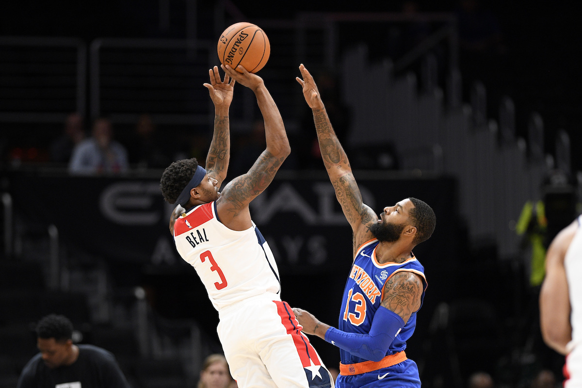 尼克隊Marcus Morris(右)（圖／美聯社／達志影像）