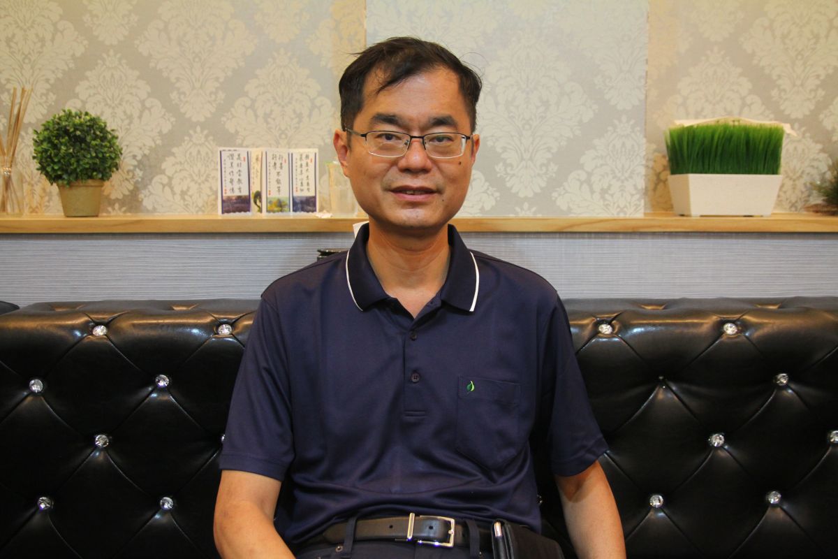 ▲國民黨立委參選人黃啟嘉建議國家將資源放在民生發展，不建議修憲。（圖／記者鄭志宏攝）