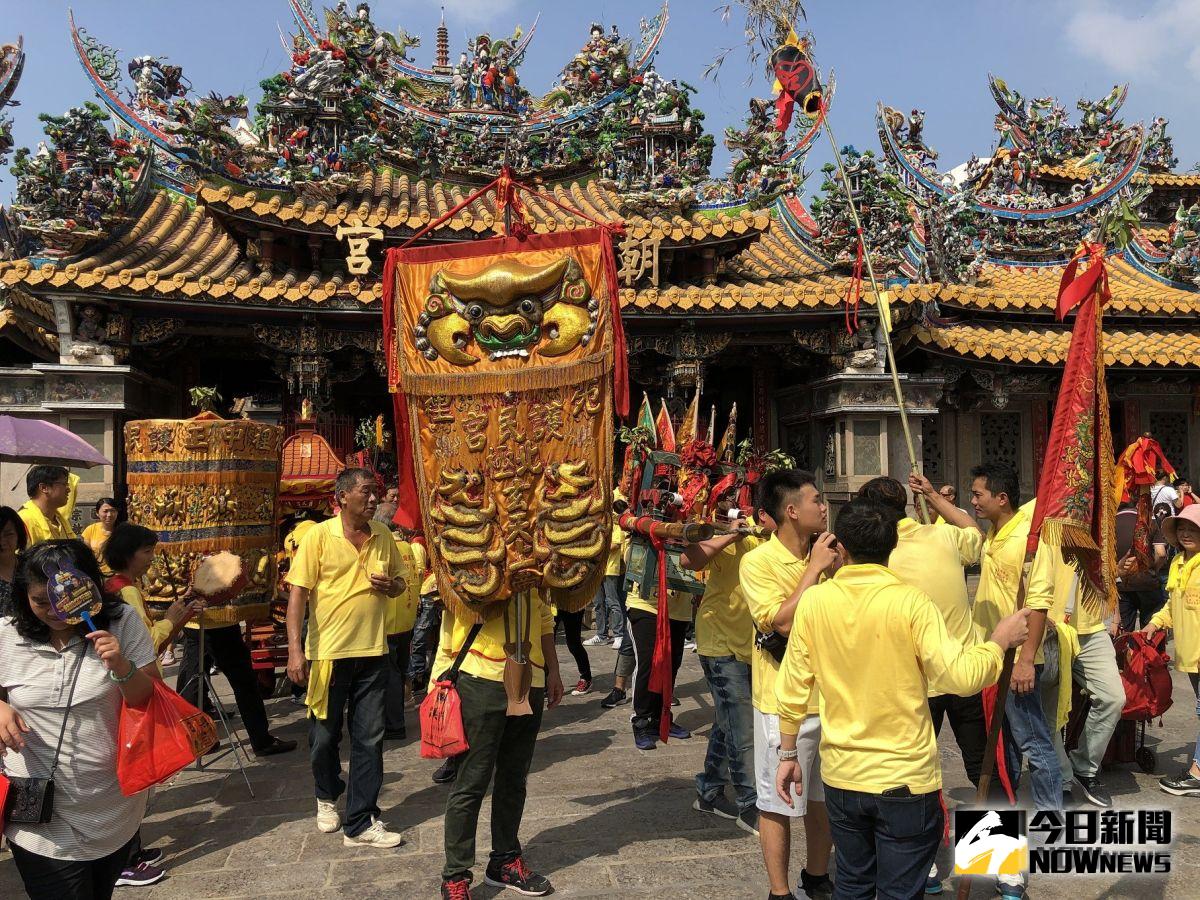 ▲北港朝天宮每逢假日湧入眾多人潮。（圖／記者蘇榮泉攝，2019.10.08）
