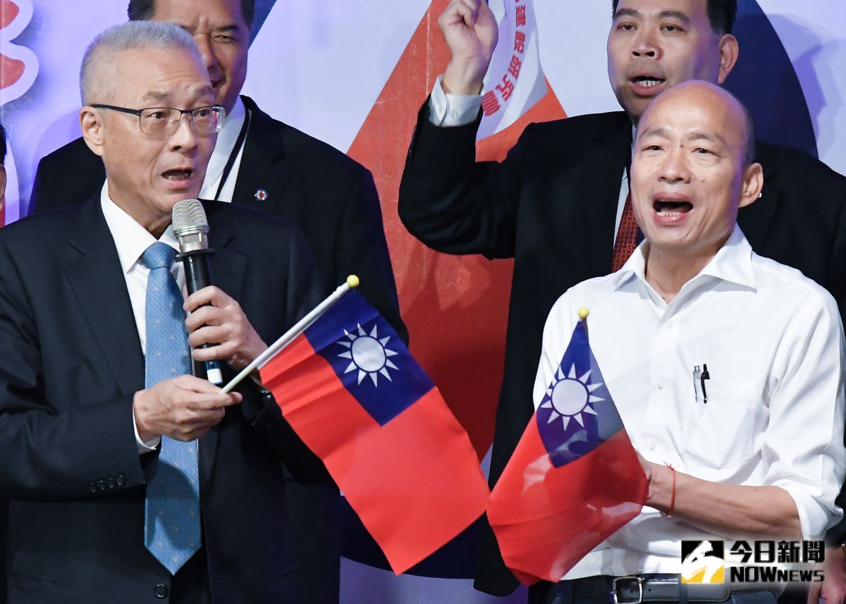 ▲國民黨黨主席吳敦義發言又惹議，衝擊韓國瑜選情。（圖／記者葉政勳攝 , 2019.10.08）