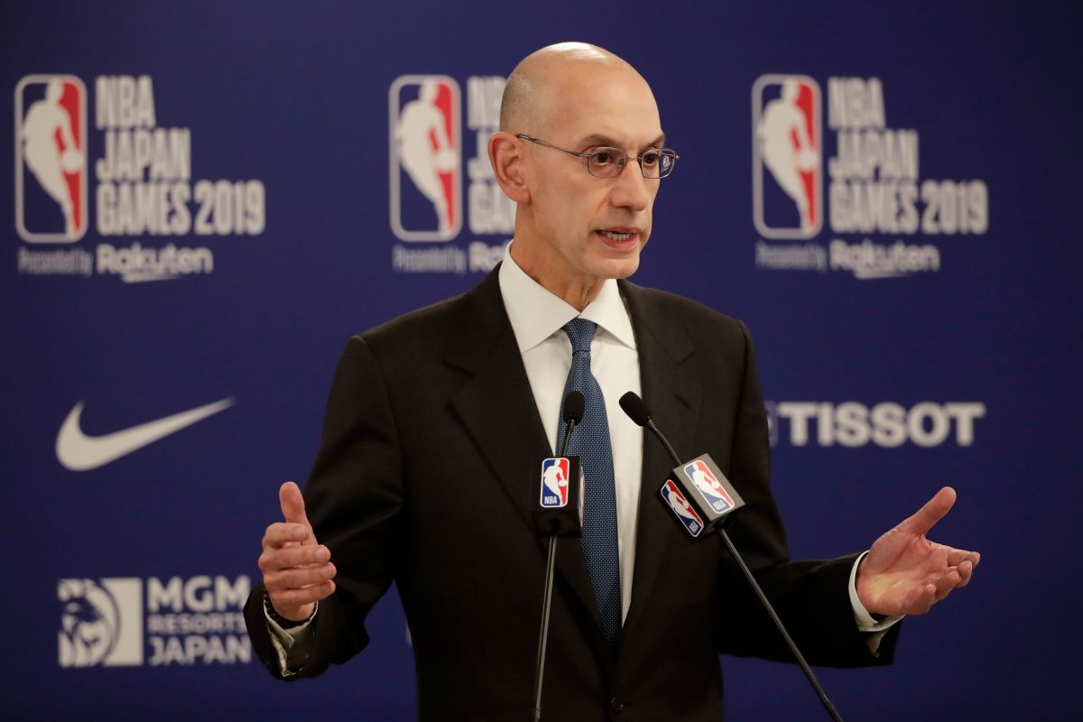 ▲Adam Silver。（圖／美聯社／達志影像）