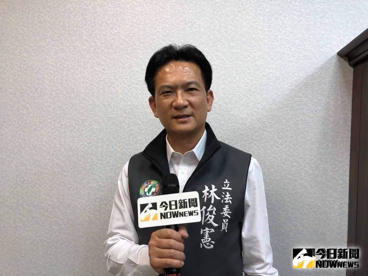 ▲立委林俊憲指出，台灣憲法基礎原本就有問題，最好是制定一部新憲法。（圖／記者陳聖璋攝，2019.10.09）