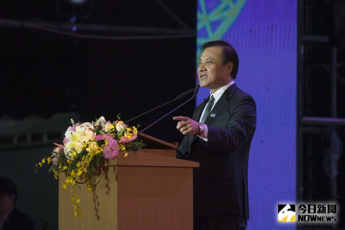 ▲立法院長蘇嘉全國慶致詞，勉勵不畏打壓，在太平洋上屹立不倒。（圖／蘇嘉全辦公室提供, 2019.10.10）