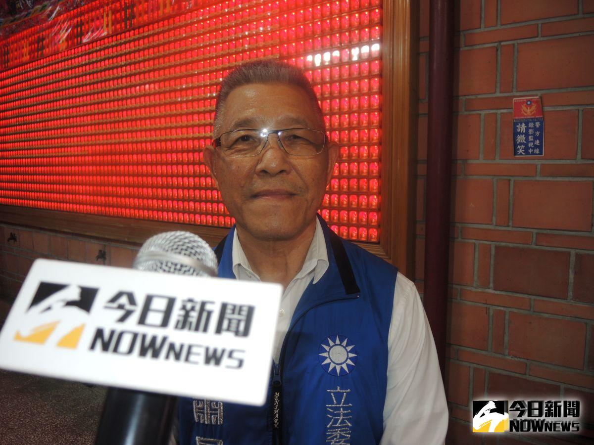 ▲彰化縣立委參選人蕭景田認為推動修憲案符合國家人民需求。（圖／記者陳雅芳攝，2019.10.10）