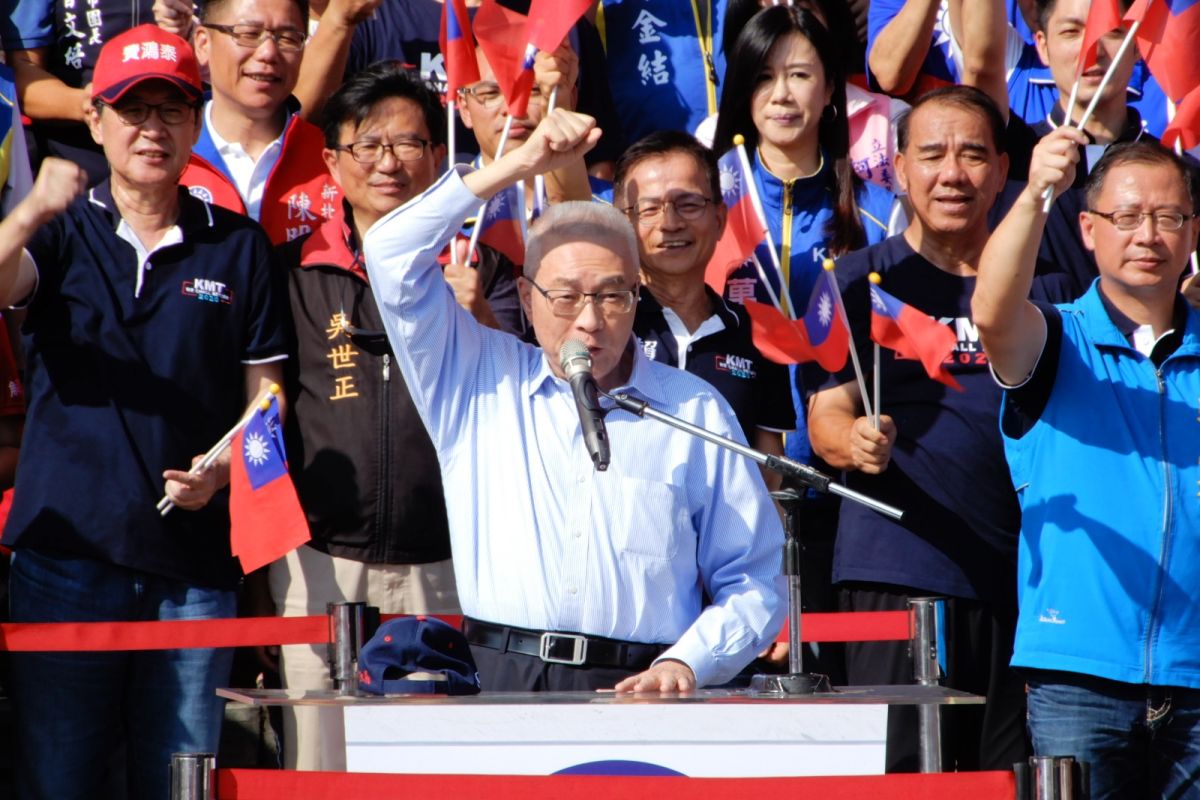 國民黨主席吳敦義。( 圖 / 記者陳弘志攝 )