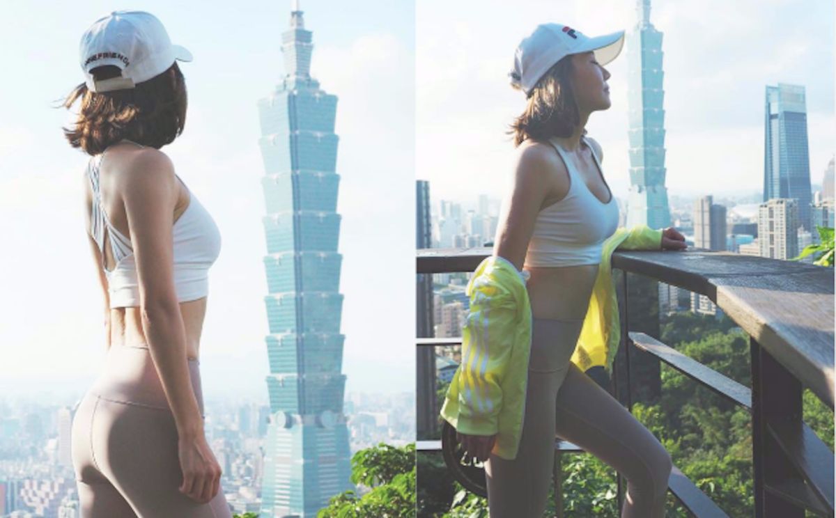 ▲謝忻展現好身材。（圖／翻攝臉書）