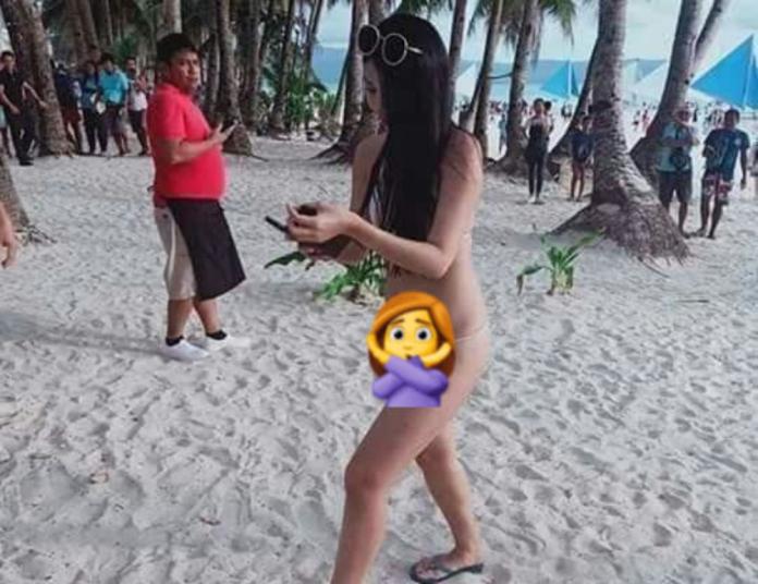 ▲一位台灣女遊客，日前在菲律賓長灘島因穿著的比基尼過於裸露，遭到當地警方開罰。（圖／翻攝自 philippineslifestyle 網站）