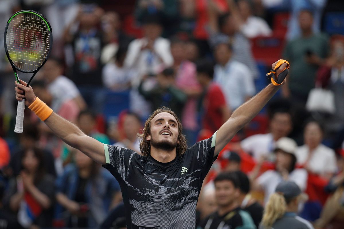 希臘新星Stefanos Tsitsipas。（圖／美聯社／達志影像）
