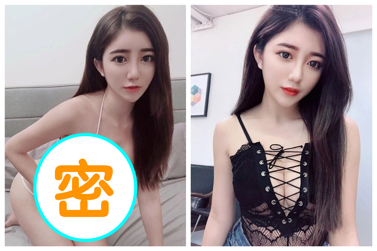 ▲「天燈妹」樂樂的近照曝光，大尺度的「露胸露腿照」讓許多男粉噴鼻血。（圖／翻攝自天燈妹 IG）