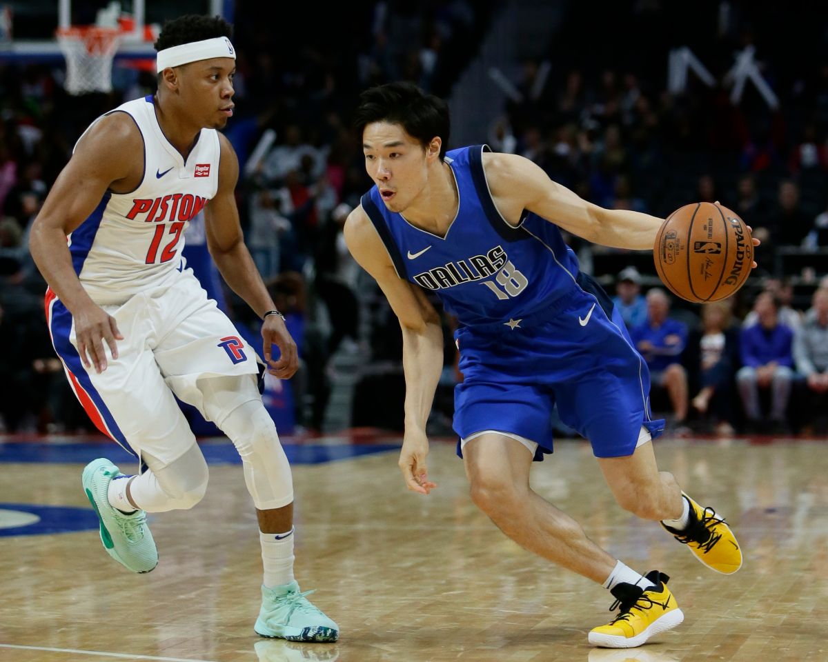 ▲有「日版LBJ」稱號馬場雄大(右)（圖／美聯社／達志影像）