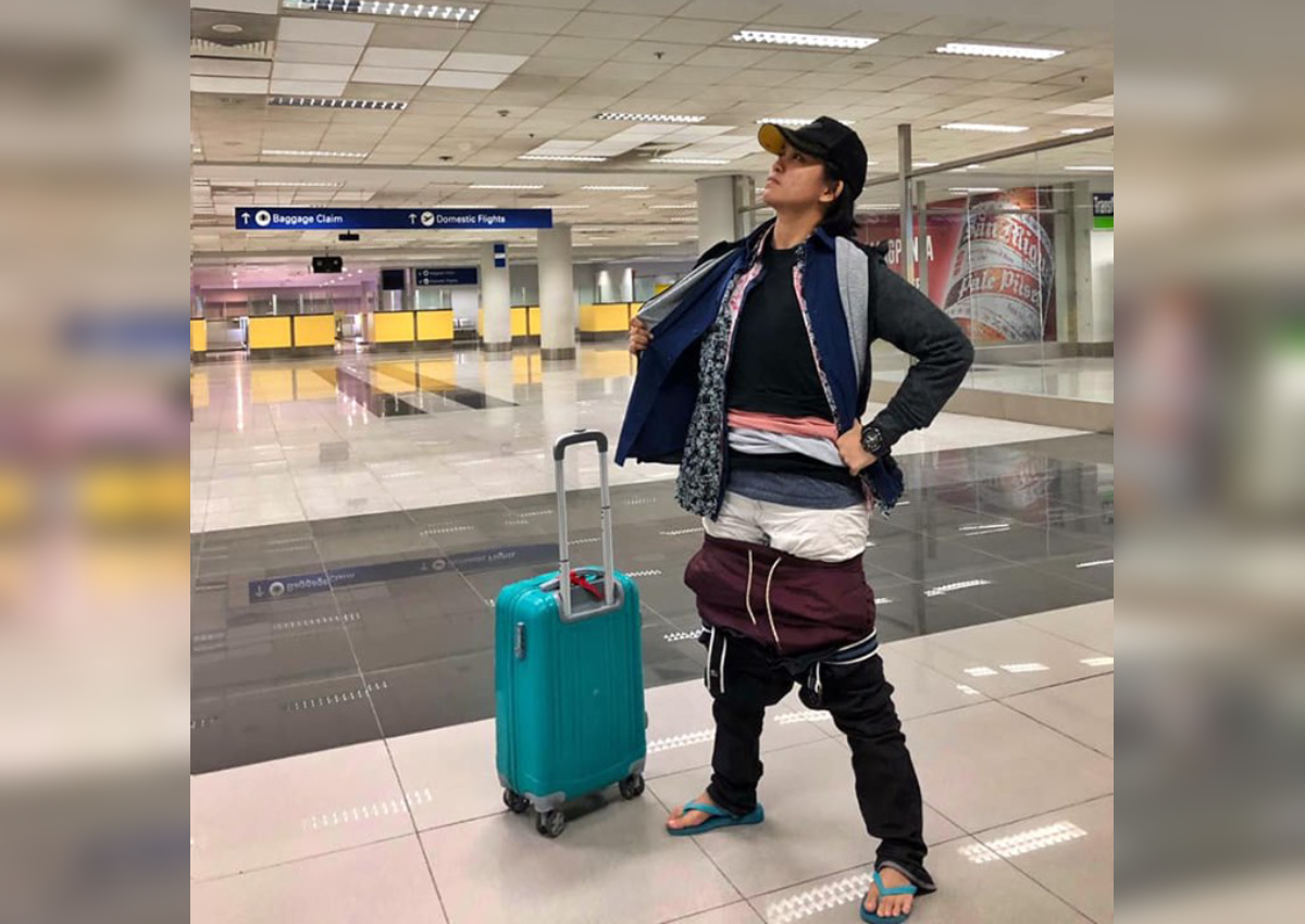 在最近的Facebook帖子中，吉爾·羅德里格斯（Gel Rodriguez）解釋了值機人員是如何告知她手提最多只能允許7公斤，而她的行李卻重達9公斤。 （由Facebook提供）