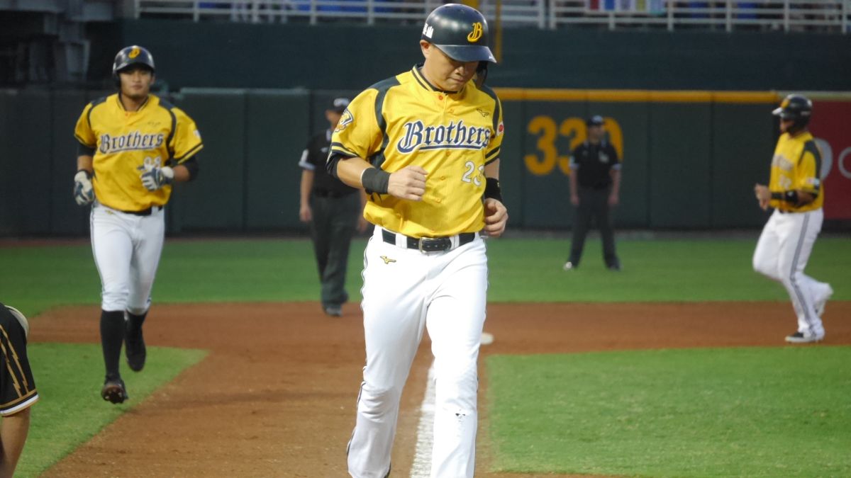 中信兄弟彭政閔。（圖／吳政紘攝）