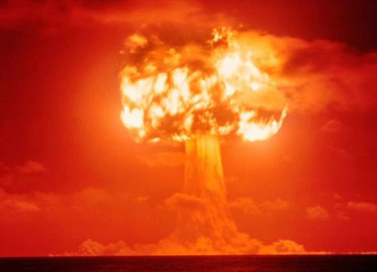 核爆示意圖。（圖 / 翻攝人民網）