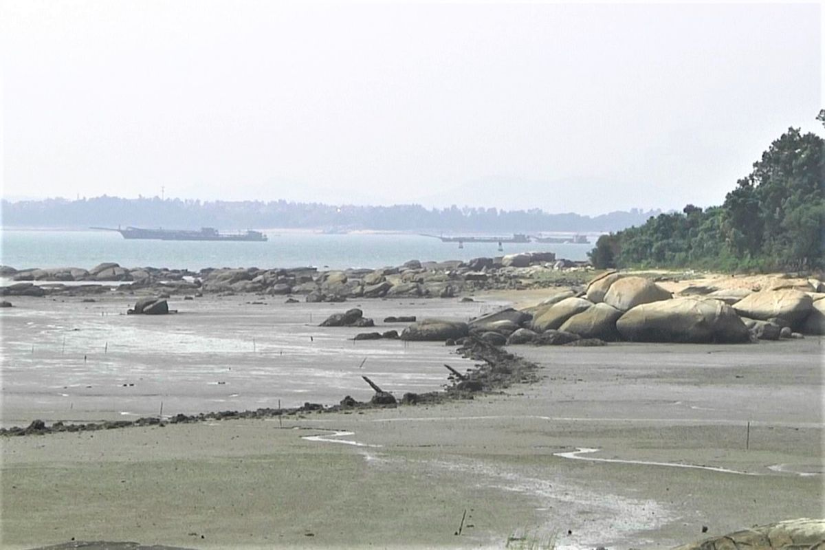 ▲金廈通橋地理、水文環境改變 金門縣政府重啟可行性研究。（圖／蔡若喬攝, 2019.10.14）