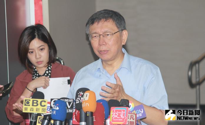 ▲台北市長柯文哲接受媒體訪問。（圖／記者丁上程攝, 2019.10.15）