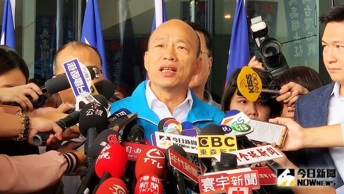 ▲韓國瑜上周前往台南造勢。(圖／NOWnews資料照片)