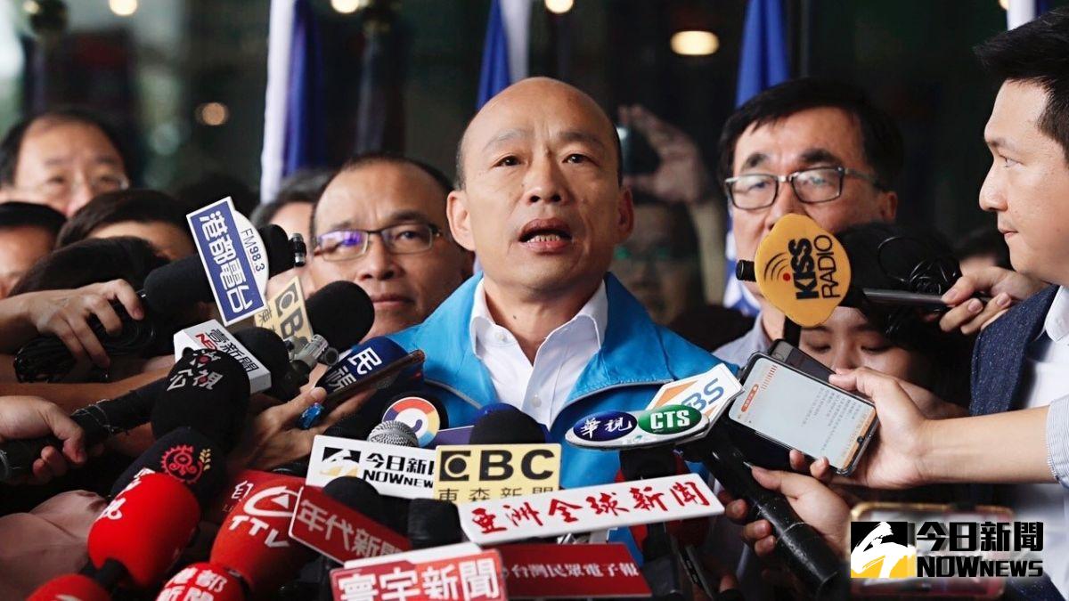 ▲韓國瑜強調，他參選不是放棄高雄，而是把這希望帶給台灣，世上苦人不怕多只怕看不到溫暖看不到希望。(圖／記者郭俊暉攝，20119.10.15)