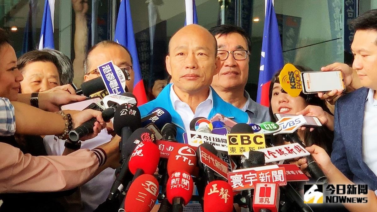 ▲國民黨總統候選人韓國瑜近日批蔡英文及民進黨縣市長白白胖胖。(圖／NOWnews資料照片）

