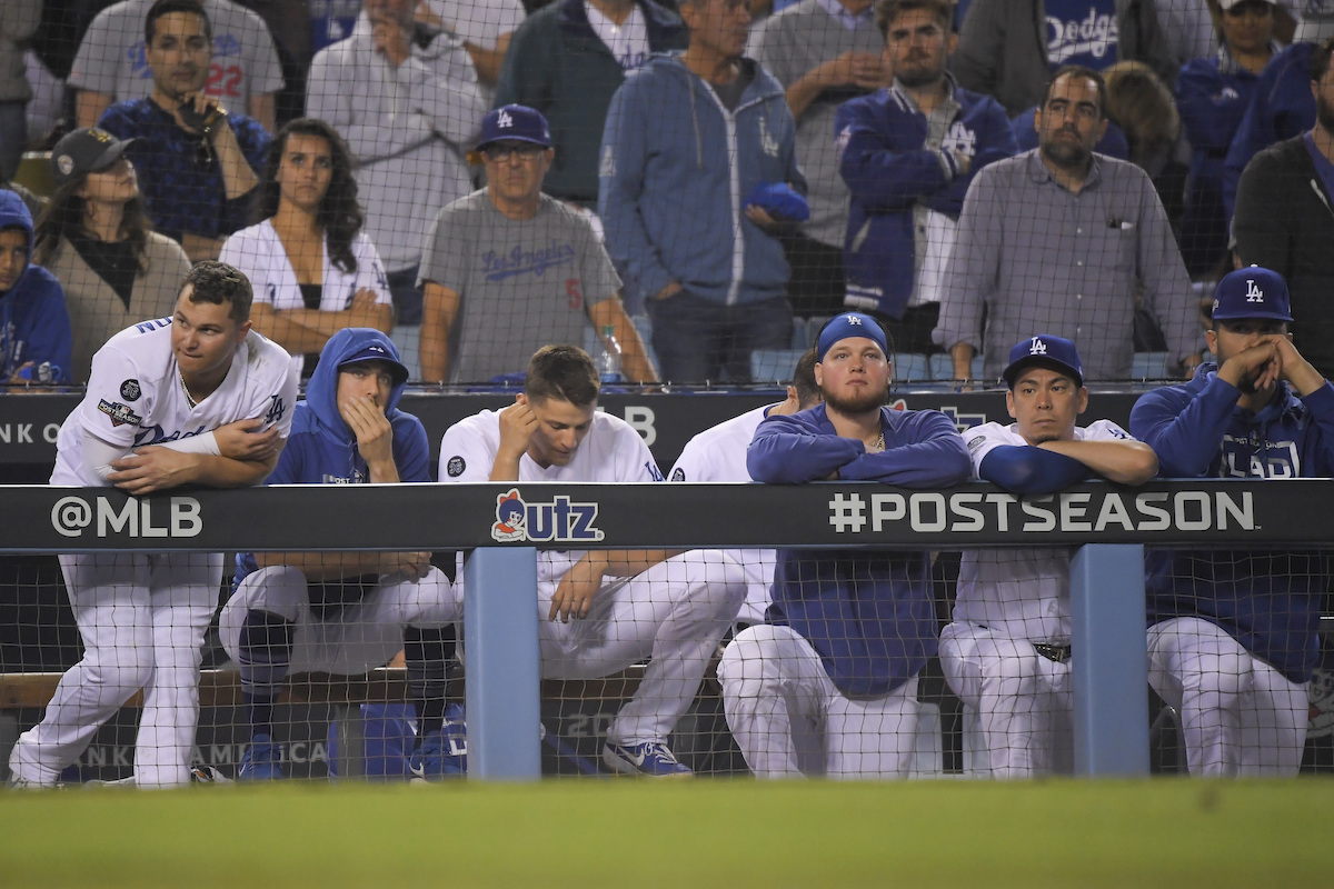 道奇隊遭國民淘汰，無緣國聯冠軍戰。（圖／美聯社／達志影像）