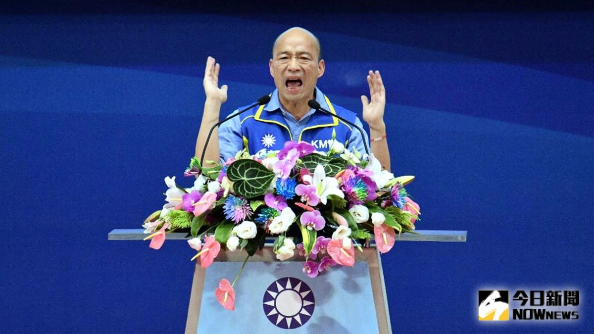 ▲民調落後蔡英文超過10%，韓國瑜表示他有信心，比民調數字更重要的是民心。( 圖 / 記者林柏年攝)