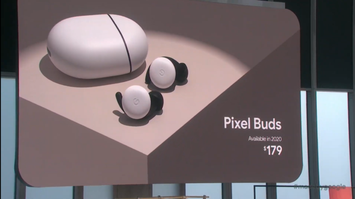 ▲Google發布會上發表了無線耳機Pixel Buds。（取自Google發布會直播）