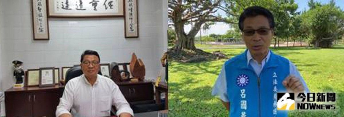 ▲宜蘭縣民進黨提名立委參選人現任立委陳歐珀與國民黨提名立委參選人呂國華。（圖／記者李清貴攝,2019.10.16)