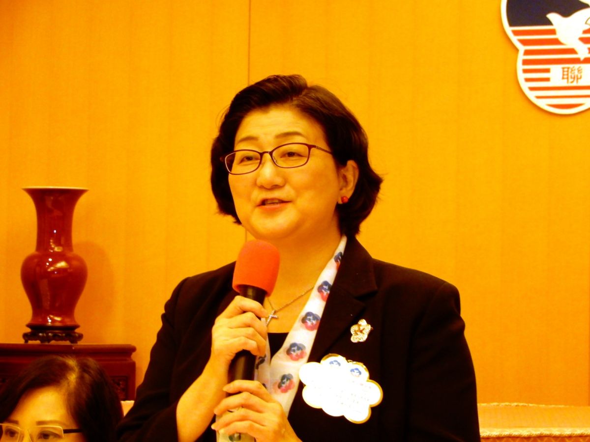 婦聯會主委雷倩。（圖 / 記者陳弘志攝）
