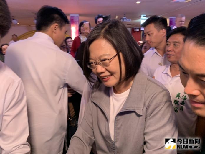 蔡英文：「台灣需要堅定的總統」　感謝余天守住三重選區
