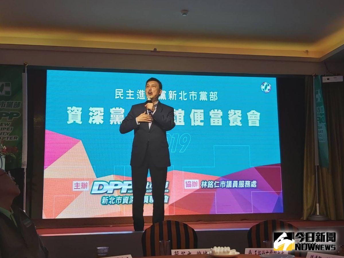 ▲余天參與資深黨員聯誼餐會時重申，確定不會列入不分區立委，全力備戰三重立委。（圖／記者宋原彰攝，2019.10.16）