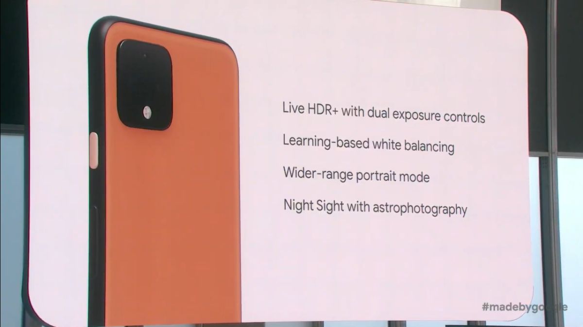 ▲Google Pixel 4 「如此橘」。（取自Google發布會直播）