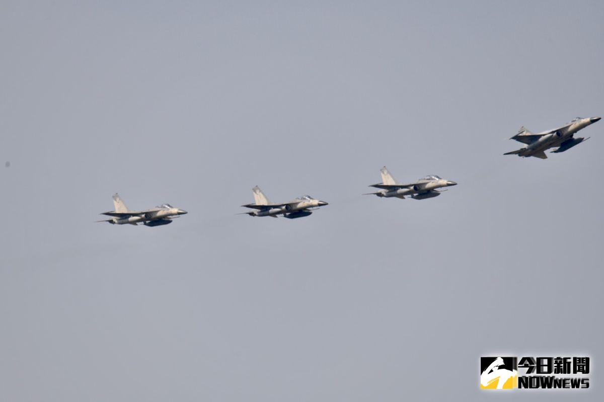 ▲台南基地營區開放，IDF經國號戰機衝場。（圖／記者林柏年攝, 2019.10.17）