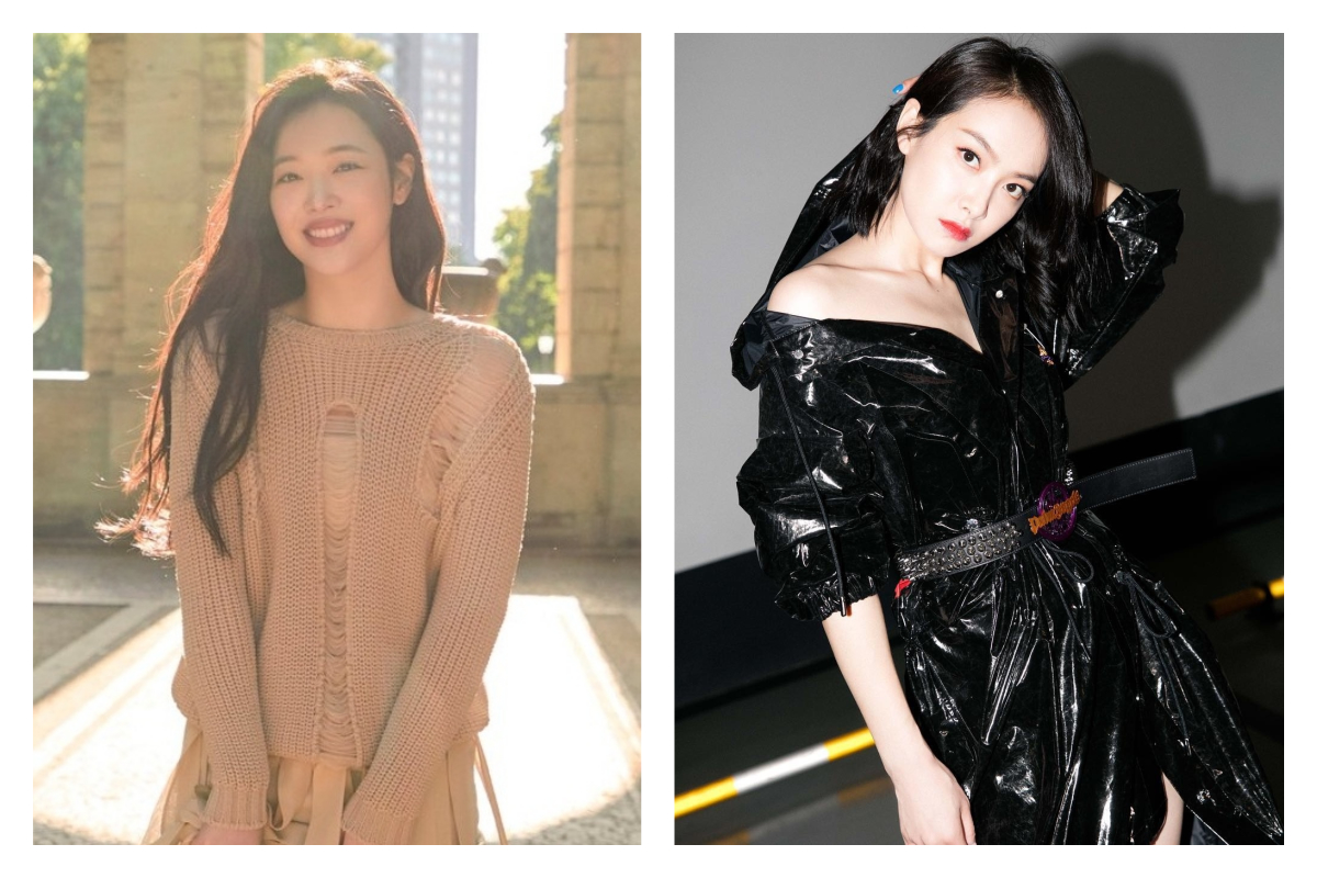 ▲雪莉輕生過世，宋茜未在網路發文被罵「冷血」。宋茜今日打破沉默，回擊鍵盤酸民。（圖／翻攝自 SM 的推特，宋茜的 IG ）